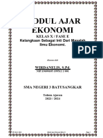 Modul Ajar Ekonomi - Modul Ajar Kelangkaan Sebagai Inti Dari Masalah Ilmu Ekonomi - Fase E