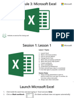 Microsoft Excel Student Handout PDF