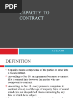 Capacity To Contract - 97