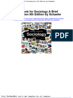 Test Bank For Sociology A Brief Introduction 9th Edition by Schaefer