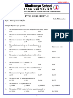 6 - Class INTSO Work Sheet - 1 - Primary Number System