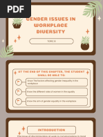 Gender Issues in Workplace Diversity