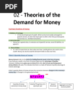 2 - Money Demand Theories