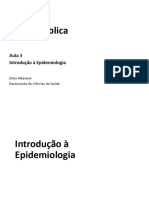 Saúde Pública: Aula 3 Introdução À Epidemiologia