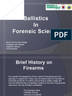 Ballistics in Forensic Science: Bronx Community College Professor John Molina Alejandro Galvan Omari Bookal