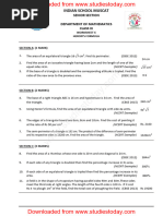 CBSE Class 9 Heron's Formula Assignment