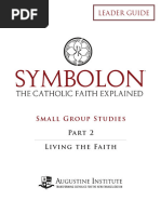 Symbolon Part 2 Living The Faith Small Group Leader Guide PDF