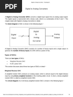 Digital To Analog Converters - Tutorialspoint