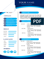 Resume CV Format