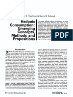 Hedonic Consumption