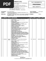 Proforma: #Unida D Código Descripción Ca Nt. P. Unit. V. V Enta Tota L