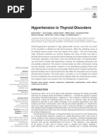 Hypertension in Thyroid Disorders