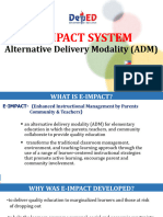 Alternative Delivery Mode E-Impact