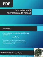 Lab 5. Sulfosales