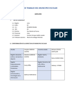 Plan de Trabajo de Municipio Escolar - Lista 2