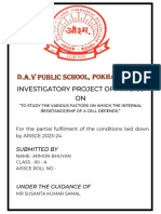 To Study Various Factors On Which The Internal Resistance Emf of A Cell Depends PDF