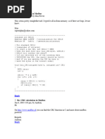 CRC Calculation in Modbus