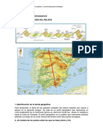 Corte Topografico Unidades Morfoestructurales