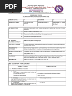 TLE Lesson Plan For DEMO by Dr. Kier