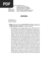 Sentencia: Resolución Nro. 12