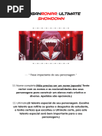 Danganronpa - ULTIMATE SHOWDOWN - Modelo de Ficha