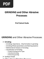 GRINDING and Other Abrasive Processes