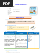 D4 A2 SESION REL. El Agua Nos Da Vida