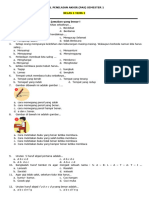 Soal PAS Kelas 1 Sem 1 - TEMA 1 