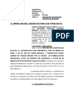 Modelo de Demanda Autorizacion para Disponer Derechos de Incapaces