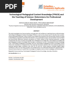 Technological Pedagogical Content Knowledge (TPACK) and