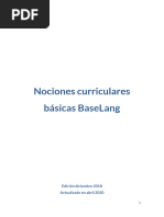 Nociones Curriculares Básicas BaseLang