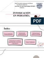 Intoxicación en Pediatría.