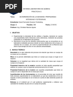 Informe de Laboratorio de Química # 2