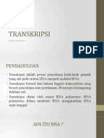 tRANSKRIPSI bIOLOGI SEL DAN MOLEKULER