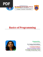 Chapter 1 - Basics of Programming