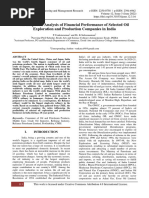 An Empirical Analysis of Financial Performance of Selected Oil Exploration and Production Companies in India