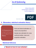 Chapter 5-6 Estimation Hypothesis