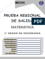 Segundo Secundaria Matematica Salida