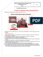Working Instruction In Narrow and Confined Spaces