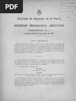 Publicacion Sociedad Pedagogica Argentina 1949 N1 5