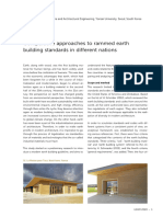 Comparative Approaches To Rammed Earth Building Standards in Different Nations