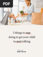 5 Things To STOP Doing To Get Your Child Talking