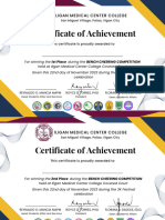 Certificates