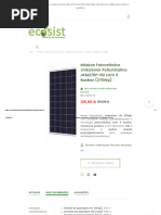 Módulo Fotovoltaico JinkoSolar Policristalino JKM270P-60 Com 5 Busbar (270 WP)