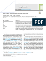 Does Oil Price Uncertainty Affect Corporate Innovation 2023 Energy Economic