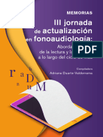 Memorias Jornada fonoaudiologiaIII