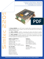 Simtec 220 SEData Sheet