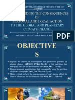 7-G12-Understanding The Consequences of Personal and Local Action To The Global and Planetary Climate Change