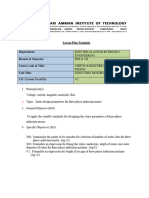 Lesson Plan Template Department: Branch & Semester: Course Code & Title: Unit Title: CO / Lesson No (GO)