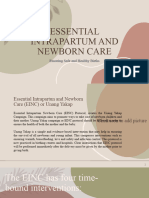 Essential Intrapartum and Newborn Care